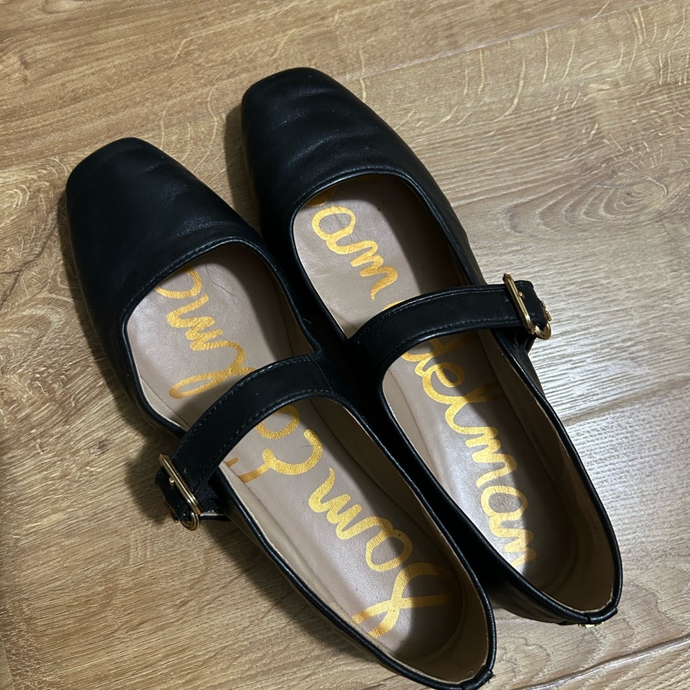 Sam Edelman Black Mary Jane Flats